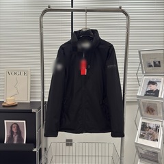 H家男女情侣同款连帽冲风衣轻量防水防水户外夹克外套一件代发