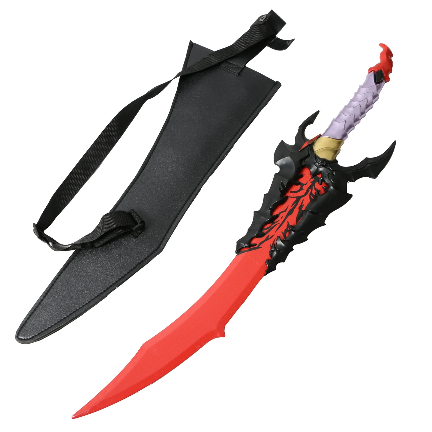Демонический клинок Драконовый зуб кинжал. Я сам улучшил Kamish Wrath Dagger Wooden 1:1 Model Prop Weapon.