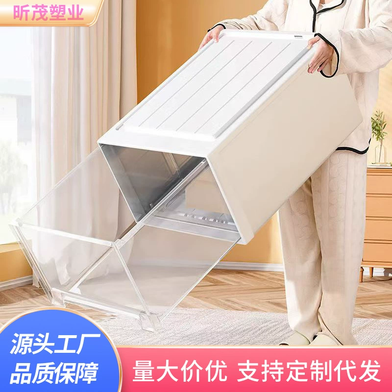 Прозрачный ящик шкаф для хранения шкаф пластиковый шкаф для хранения бытового белья ящик для хранения одежды