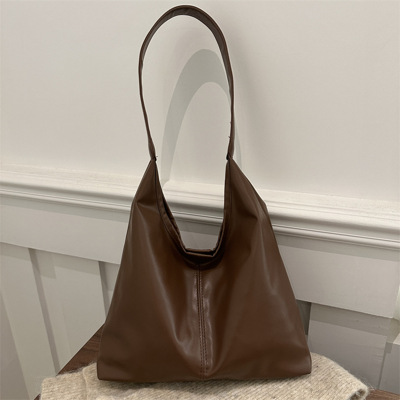 2024 nueva moda retro holgazante bolso de mano de estilo de viaje de mujer gran capacidad ocio hombro brazo bolso