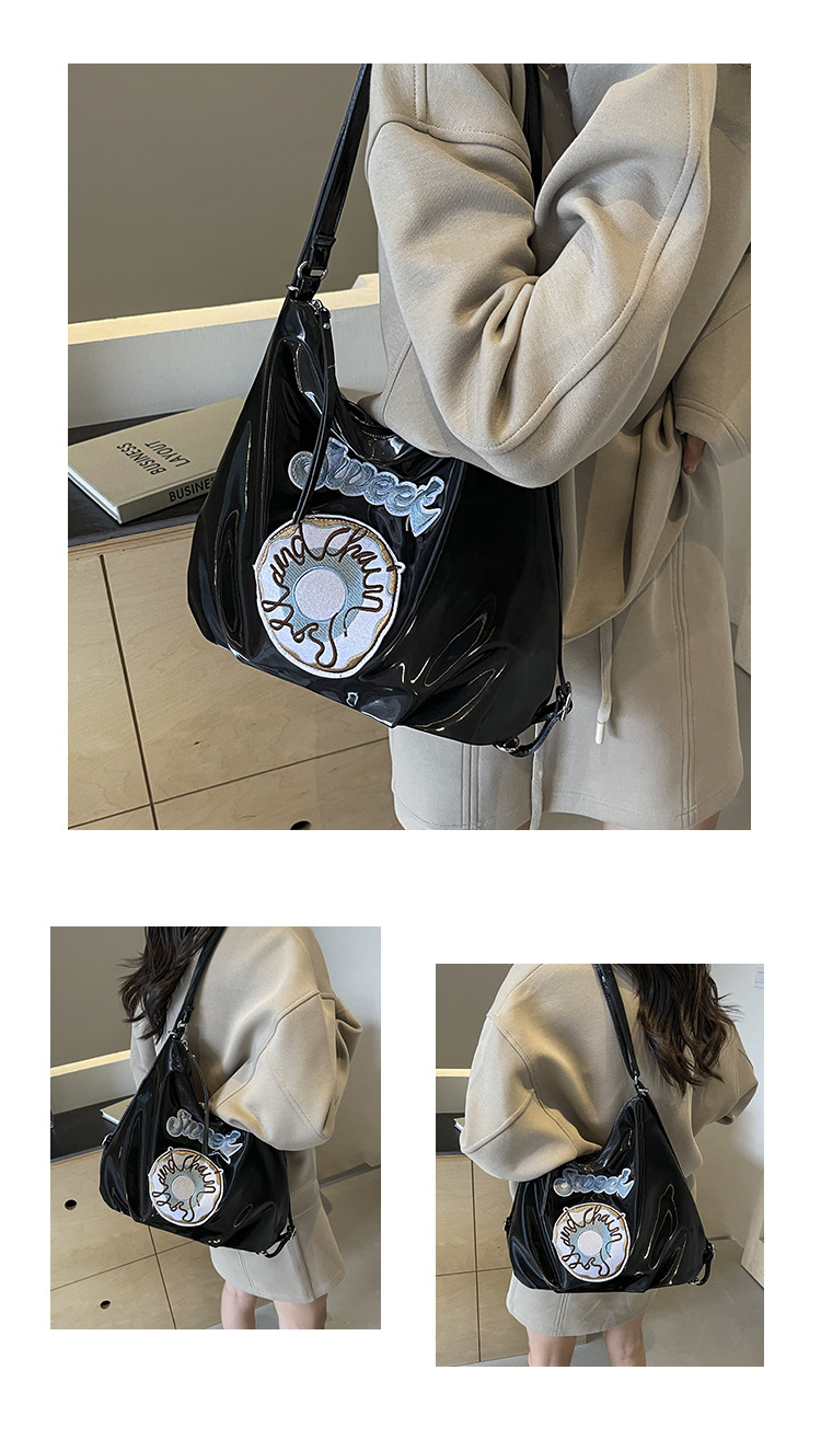 Trendy Multiple Back Methods Large Capacity for Women 2024 New Bags Letter Commuter Shoulder Bag Student Backpack_voghion.com