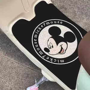 Cizgi Filmi Mickey Elektrik Skuter Ayaq Matı, Qalınlaşdırılmış, Sürüşməyən, Kirlənməyən