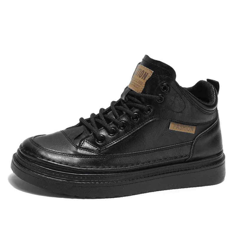 Martens, men's breathable high trend universal footwear, non-slip shoes for leisure for leather shoes, autumn, trend of season