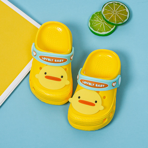 Happy Mary Crocs Cartoon Children's Summer New Slippers Cute Beach Shoes Soft Bottom Bag Heels EVA Sandals