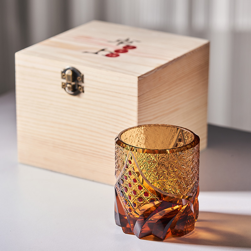 Japanese crystal wineglass for whiskey for home use