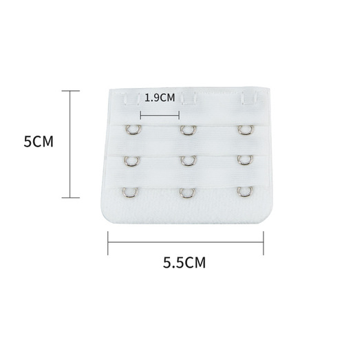 （独立包装）三排三扣/文胸延长扣/文胸搭扣/内衣加长扣/调节扣