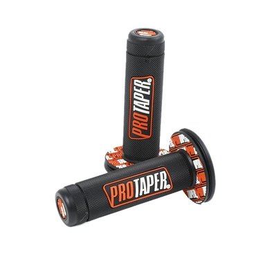 Handlebar Cover, Off-Road Vehicle, Motorcycle Handle Cover - a-pair-of-orange-pro-grips