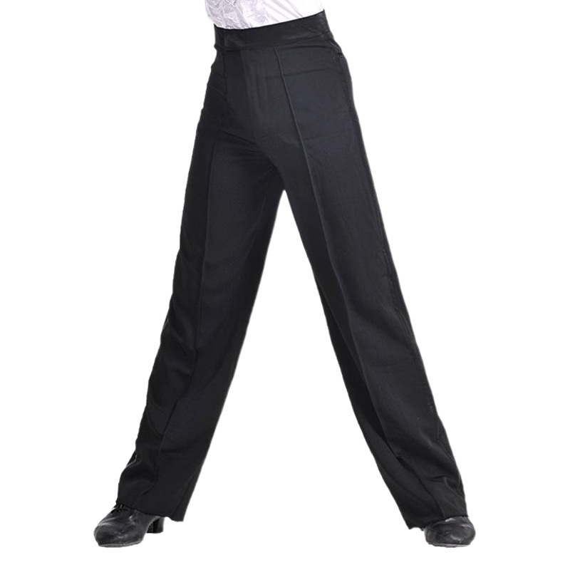 Pantalones de baile latino para adultos para hombres pantalones de baile moderno de danza estándar nacional ropa de práctica para niños pantalones de práctica vestido Latino