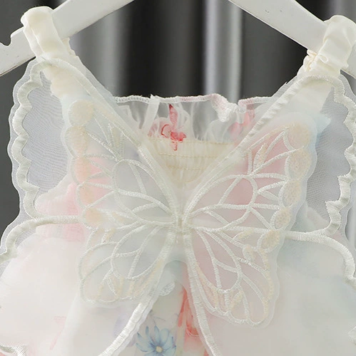 Summer small princess costume girl's, cute dress, lifting effect