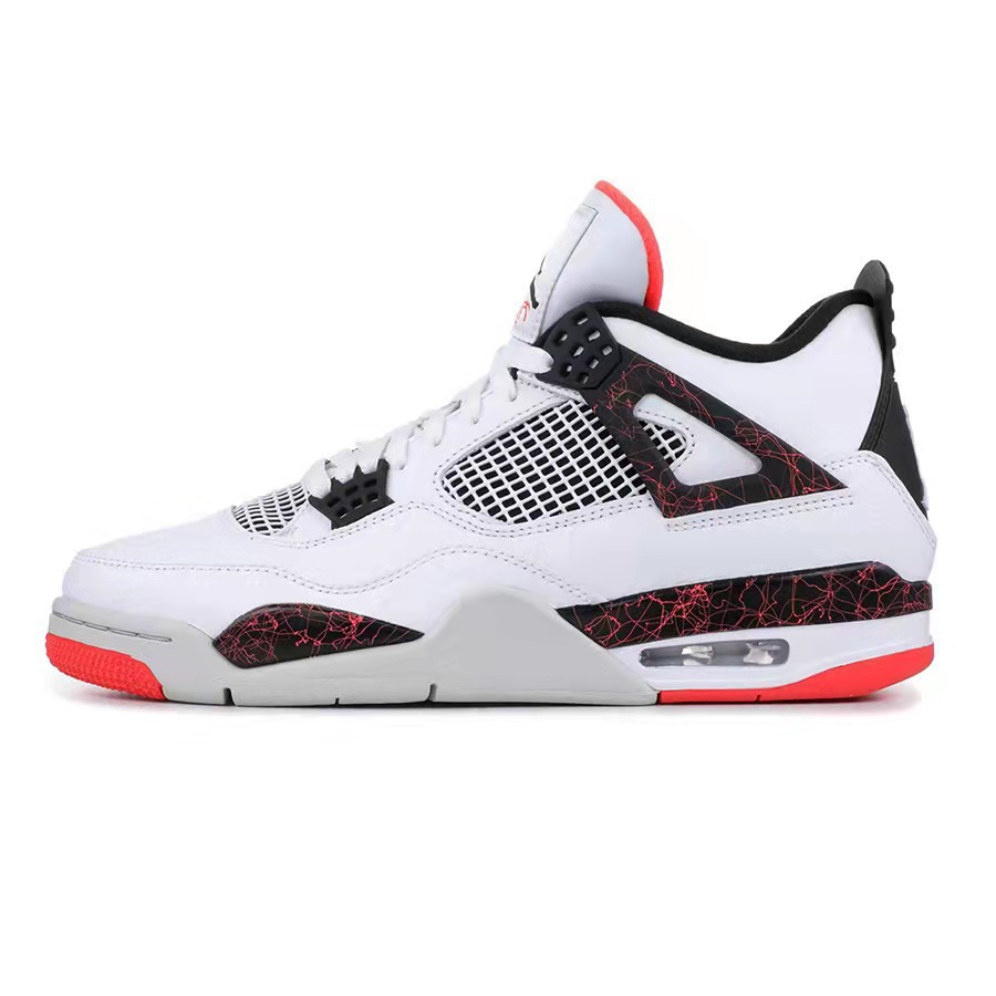 Fábrica de calzado Putian, suministro directo transfronterizo de zapatillas de baloncesto aj4 amarillo eléctrico, blanco París, gato Thor Joe 4 para hombre y mujer, duraderas