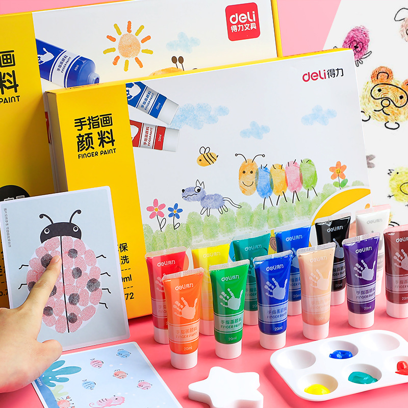 Geori Pigage 73872 Children's Finger Painting Paint Painting…