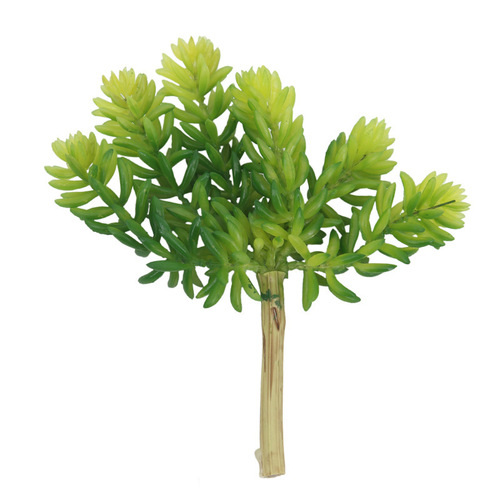Manufacturer's six-headed jade lotus succulent plant simulation flower garden wedding bouquet flower wall plant wall artificial flower MW17692