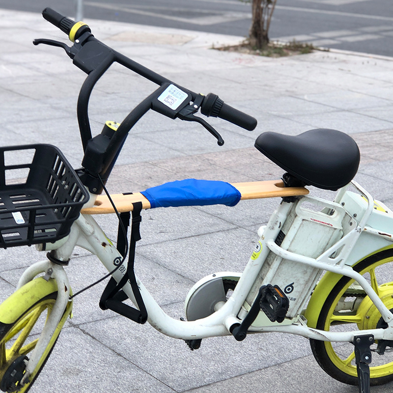 Bicycle children's seat foldable portable bicycle child seat baby green orange Haro shared electric vehicle