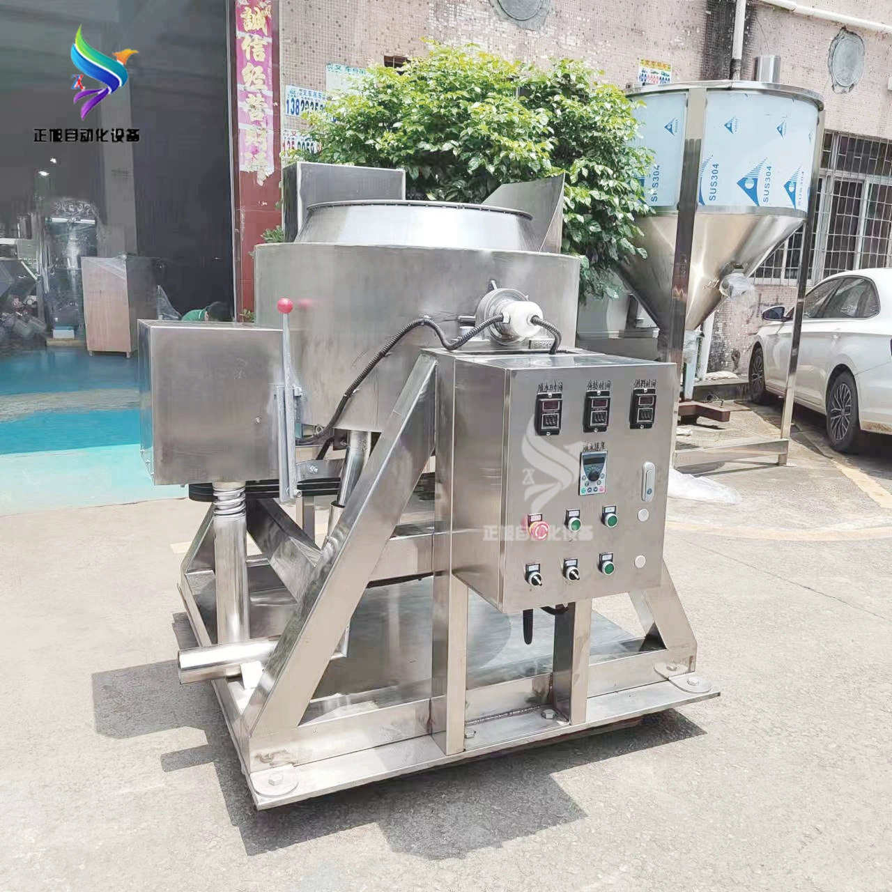 Рисовый порошок с регулируемой скоростью, автоматический дегидратор, ребра и куриные ножки, автоматическая машина для удаления и сушки, центробежная обезжиривающая машина для жарки