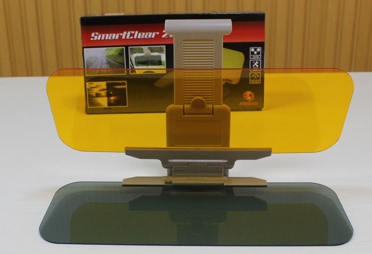 Anti-Glare Mirror for Cars, Day and Night Use, Car Sun Visor Night Vision Goggles, Anti-Dazzle and Anti-Glare for Drivers