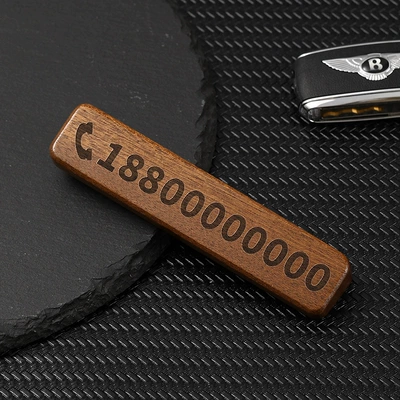 personalized creative car decoration mobile | Nömrəli dayanma kartı
