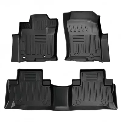 Suitable for 03-09 Toyota bullying Prado FJ120/LC120 car mat TPE mat trunk mat (Modelə uyğun ayaqaltı) - 2003-2009-prado-fj120lc120-foot-pad-left-rudder