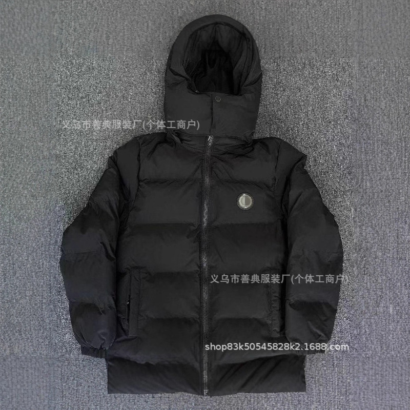 Trapstar Shooters Puffer Men's Detachable Jacket Quality Shiny Original Drill