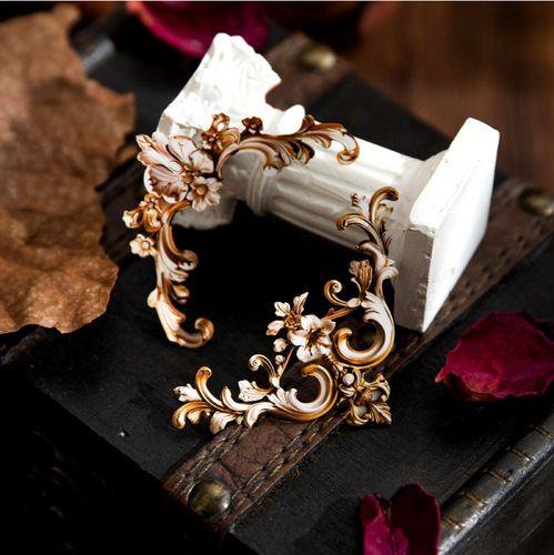 Romantic Law European Classical Pattern Sticker Pack Border Corner Decoration Material Journal DIY Collage Die-cut