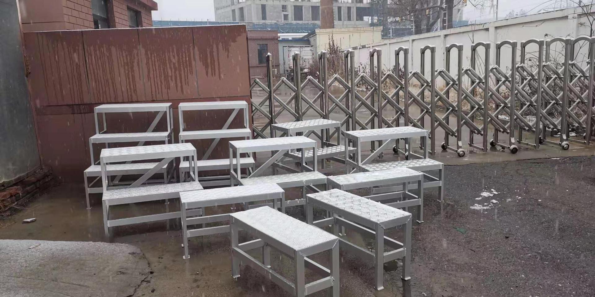 【厂家促销】铝焊接踏台/二层踏步梯/轻型台阶式梯凳 鱼龙制造