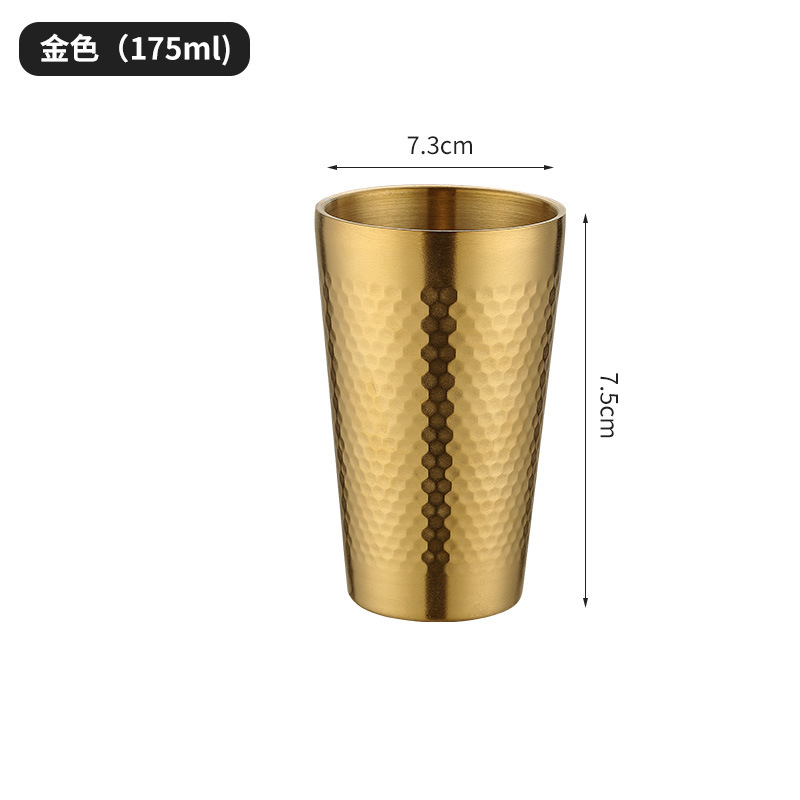 175ml martillado Copa (201 de oro)