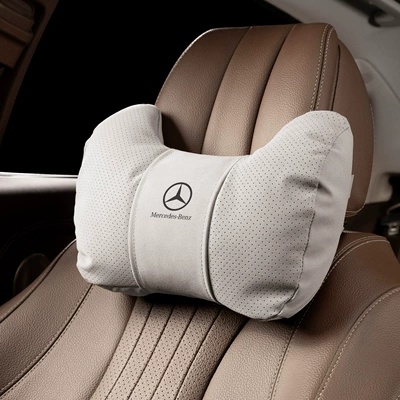 Seat Lumbar Support, Headrest - mercedes-benz-off-white-headrest-horn-style