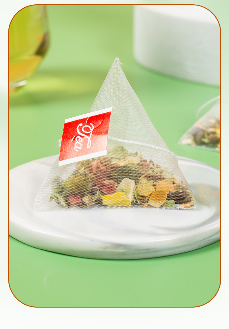 Shirunji Lemon Lotus Leaf Hawthorn Tea Pyramid Bags Cold Brew Herbal Blend 100g specifications