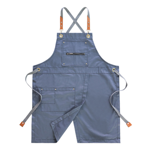 Cotton Apron Restaurant-Specific Unisex Workwear Supermarket Hairdresser Restaurant Home Kitchen Logo Printed