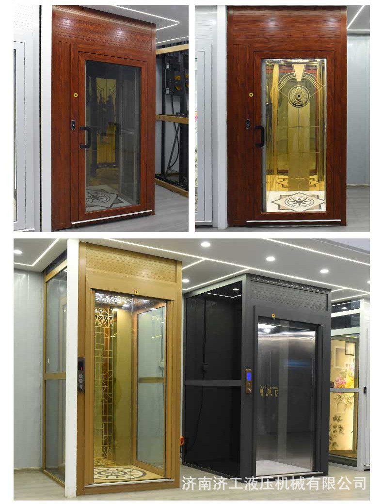 厂家定制曳引式小型液压电梯三层小型自建房家用别墅电梯观光电梯-阿里巴巴