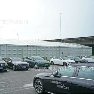 铝合金展览篷房  展会帐篷ABS墙体 朗润支持定制 抗10级风