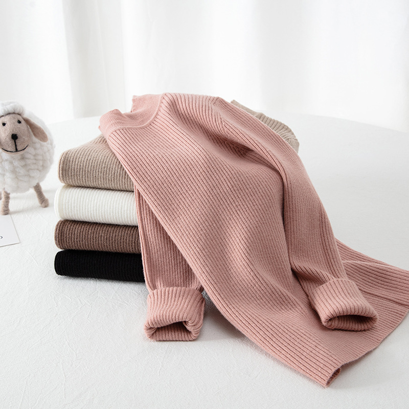 Suéteres para niñas para otoño e invierno, ropa infantil, prendas de punto, camisetas de lana. image 4