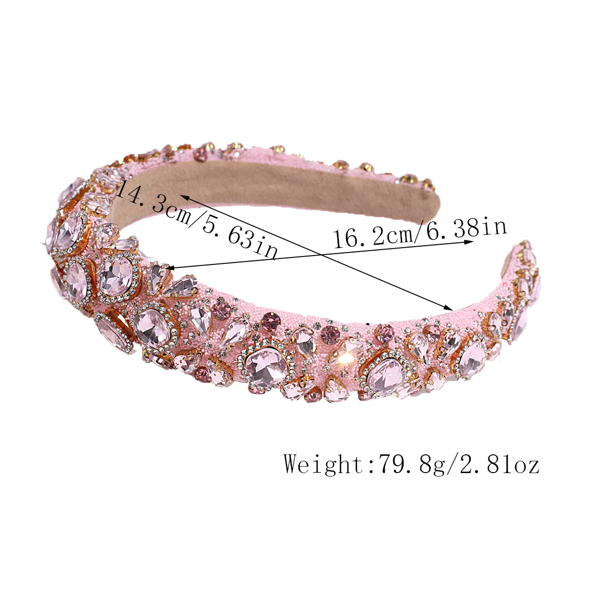 206g Weight Hair Band Hair Accessories Type 1 Piece Quantity Party, Street Occasion Geometric Pattern All Seasons Season Women's Gender Modern Style Style Modern Style Women's Geometric Cloth Hair Band 无