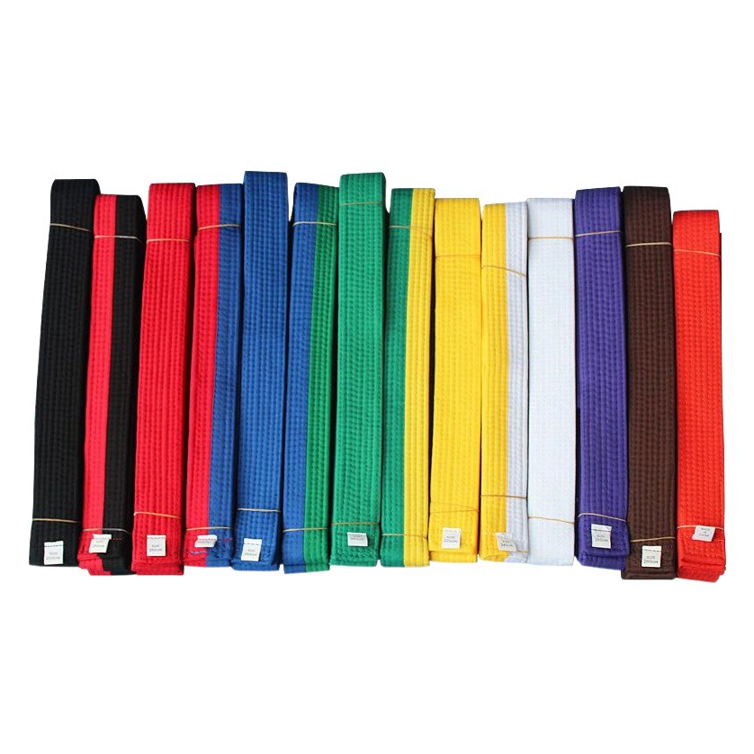 Экспортный пояс по тхэквондо пояс по дзюдо с лентами Тайцзи с лентами