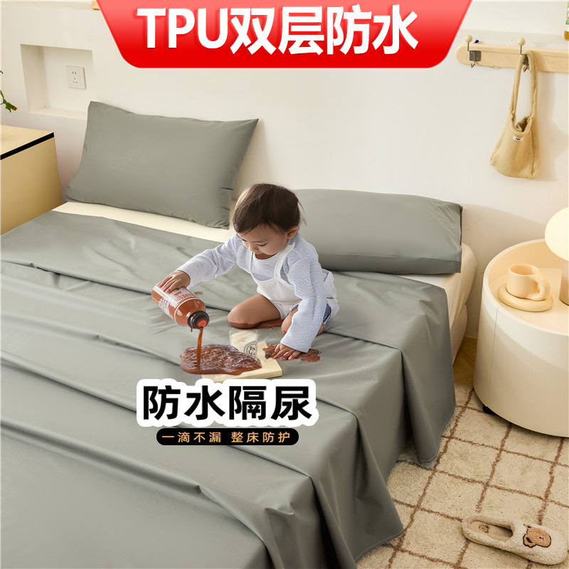 Protector de Cama Impermeable para Orina y Pelo de Gatos, Barrera de Orina, Lavable a Máquina, Protector de Orina para Perros, Conejos y Otras Mascotas, Tapete Absorbente.