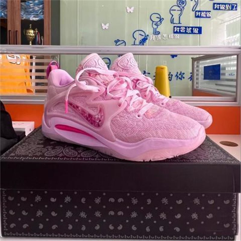 Winter Durant Basketball Shoes Kd15 Men's and Women's Zoom Air Cushion Practical Non-Slip Wear-Resistant Cushioning Sports Shoes