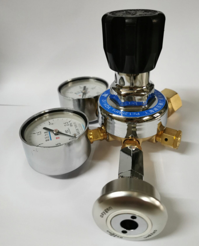 国标出气接头 氧气减压器 调压阀稳压器压力表 上海减压器厂