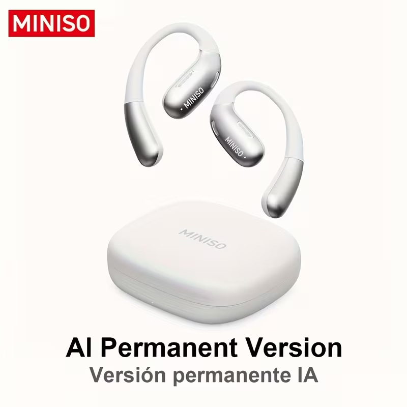 Miniso X28 Wireless Bluetooth Headset Hd Sound Quality Ultra-Low Latency Noise Cancellation Ows Sports Headset