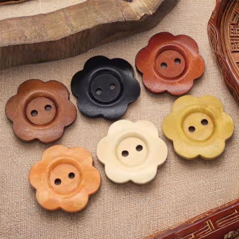 Wooden Buttons for Clothes, Coat Buttons, Trench Coat Buttons, Cotton Jacket Buttons, Top Buttons, Two-Hole Fashion Buttons, Accessories Wooden Buttons for Clothes, Coat Buttons, Trench Coat Buttons, Cotton Jacket Buttons, Top Buttons, Two-Hole Fashion Buttons, Accessories