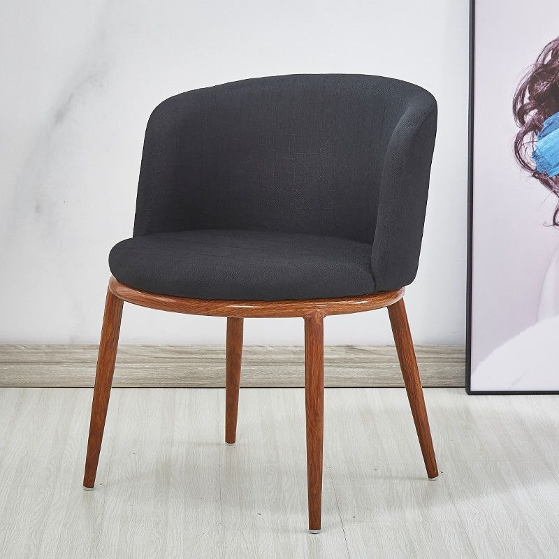 Mesa y silla de madera sólida nórdica, mesa de comedor redonda creativa, mesa de negociación moderna y simple. image 34