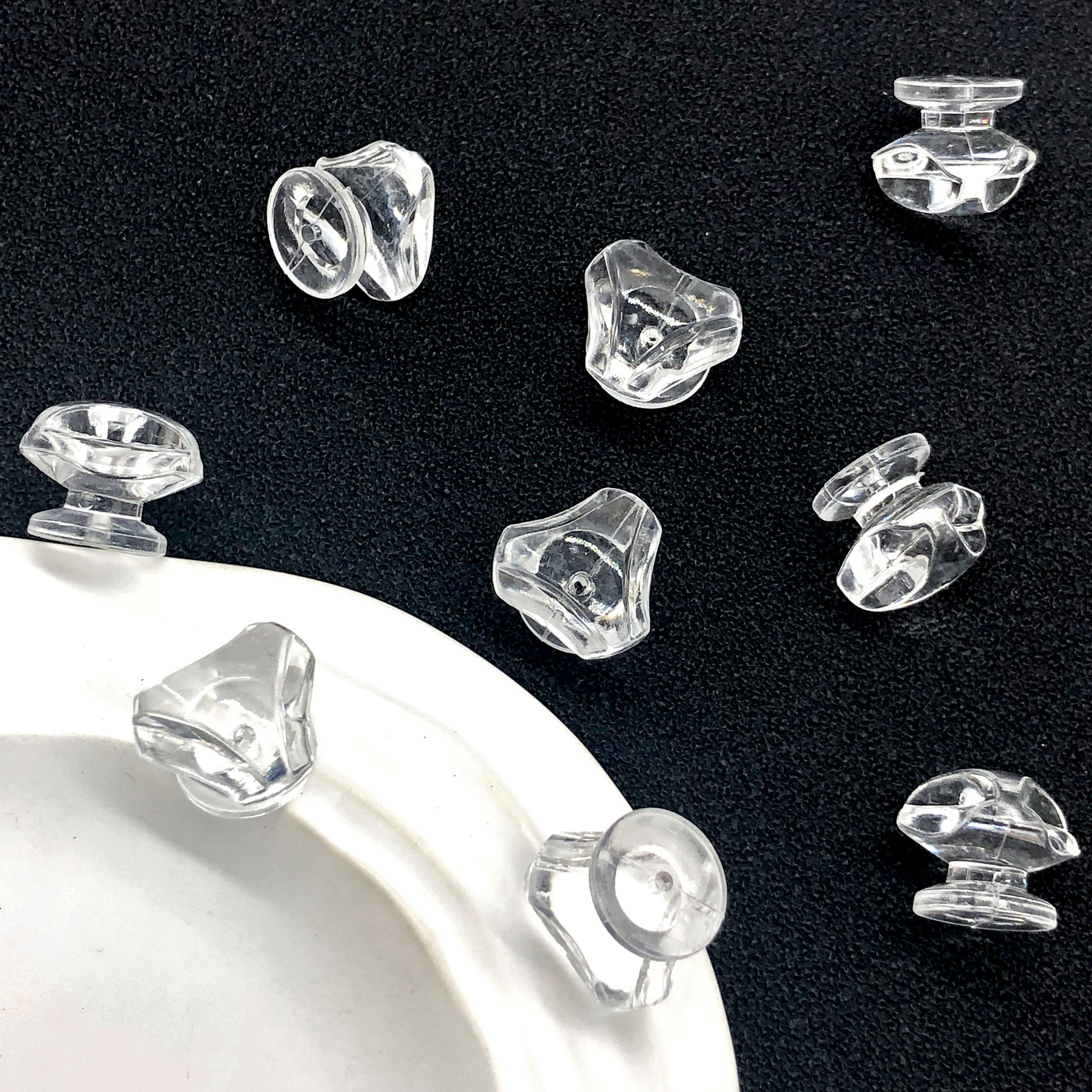 高透明三角钻石皇冠水晶拉手 亚克力把手diy圆球菠萝形橱柜拉手