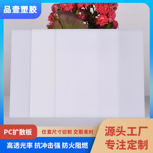 Pc Diffuser Board Led Downlight Diffuser Board Equipment Mask Diffuser Board Milky White High Light-Emitting Pc Board