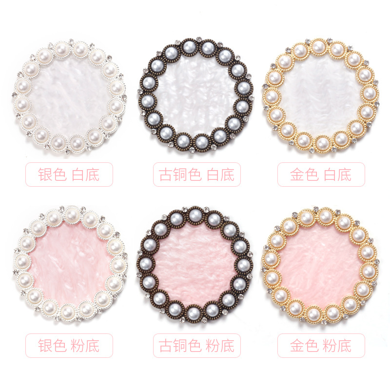 Transfronterizo especial para manicura ins Vintage Pearl pantalla marco paleta nueva celebridad de Internet flor tablero de exhibición de uñas