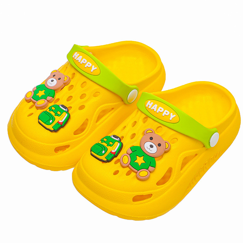 [Beneficios DE LA PÉRDIDA] EVA zapatillas para niños zapatos de playa para niñas de verano Zapatos de agujero para niños pequeños de fondo suave