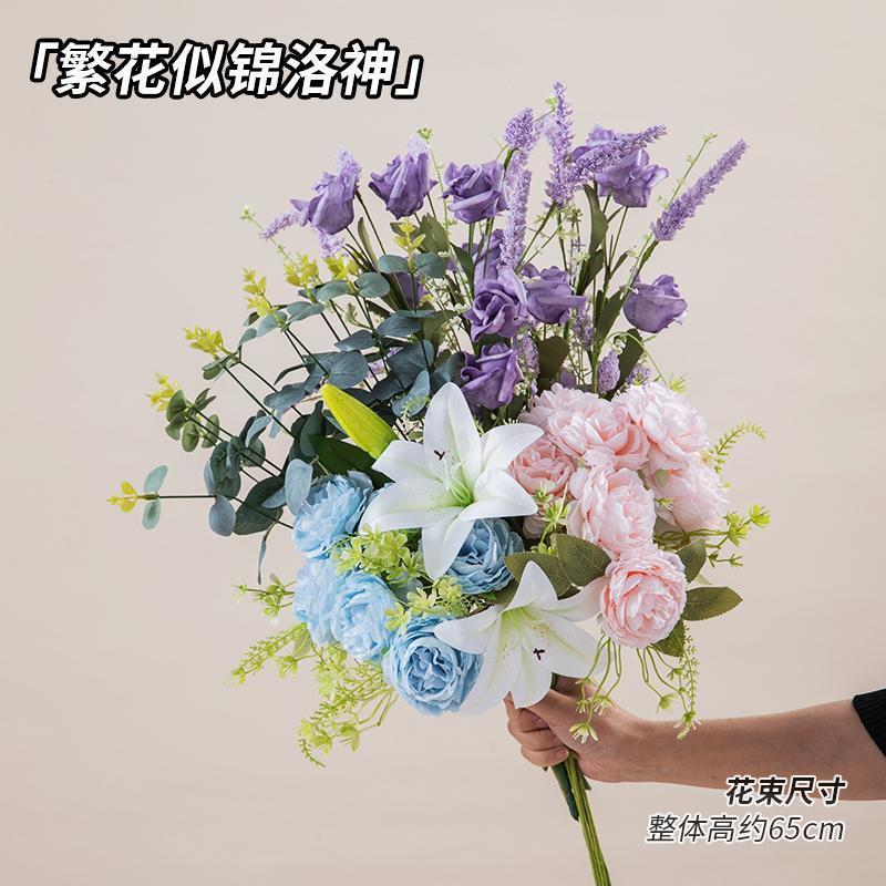 フレンチチューリップひまわり造花保湿造花装飾写真小道具手持ち花|undefined