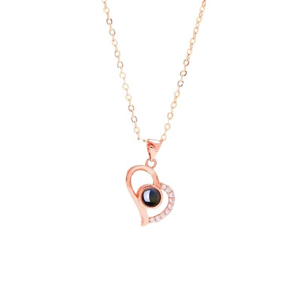 necklace heart-shaped
