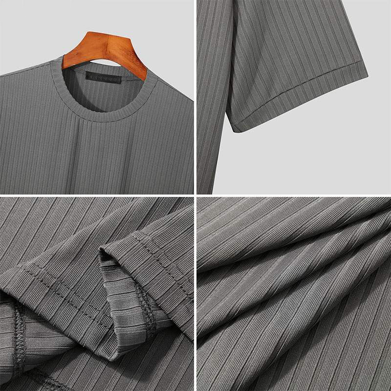 175g Weight Short Sleeve Sleeve Length Drop Sleeve Sleeve Type Polyester Fabric Type Regular Top Length T-shirt Tops Type Casual Occasion Round Neck Neckline Breathable Function Loose Fit Type Solid Color Pattern Summer Season Men's Gender Simple Style Style Wholesale Men's Simple Style Solid Color Short Sleeve Men's Tops 18