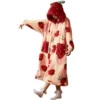 Strawberry, bathrobe