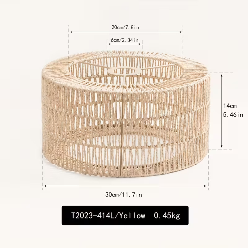 Lámparas de papel tejido japonés, sala de té, restaurante de viento tranquilo, tienda de ropa de alojamiento residencial, cafetería, decoración de luces personales creativas