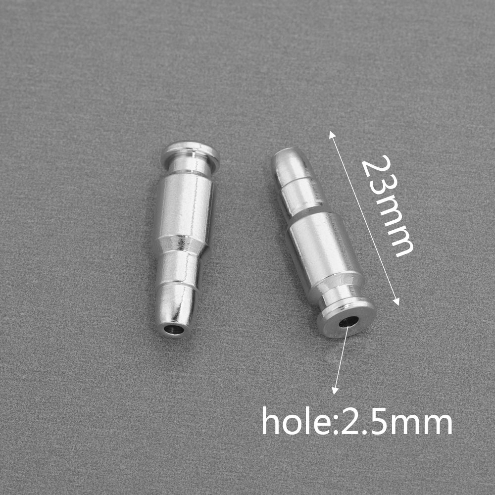 acero inoxidable bambú tazas de vino perlas perlas largas perlas de acero de titanio perlas separadoras DIY accesorios accesorios hechos a mano al por mayor