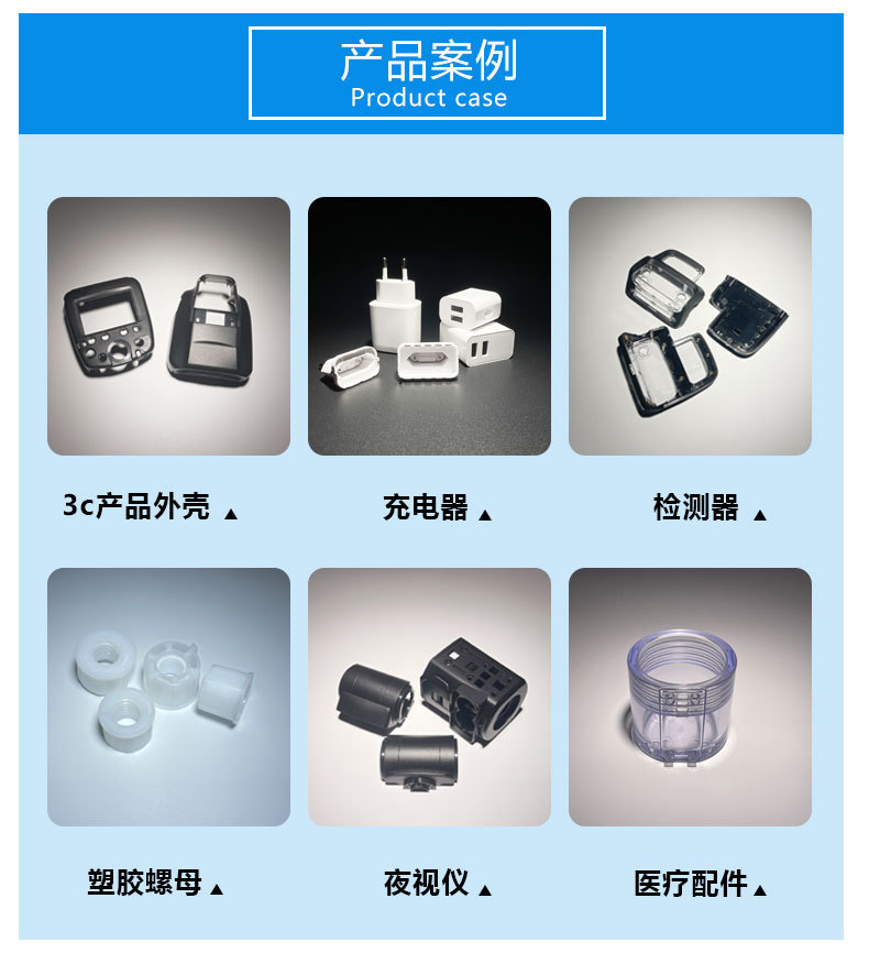 Plastic Mold Factory Cnc Custom Mold Opening Injection Molding Processing Plastic Products Plastic Shell Abs Nylon Parts